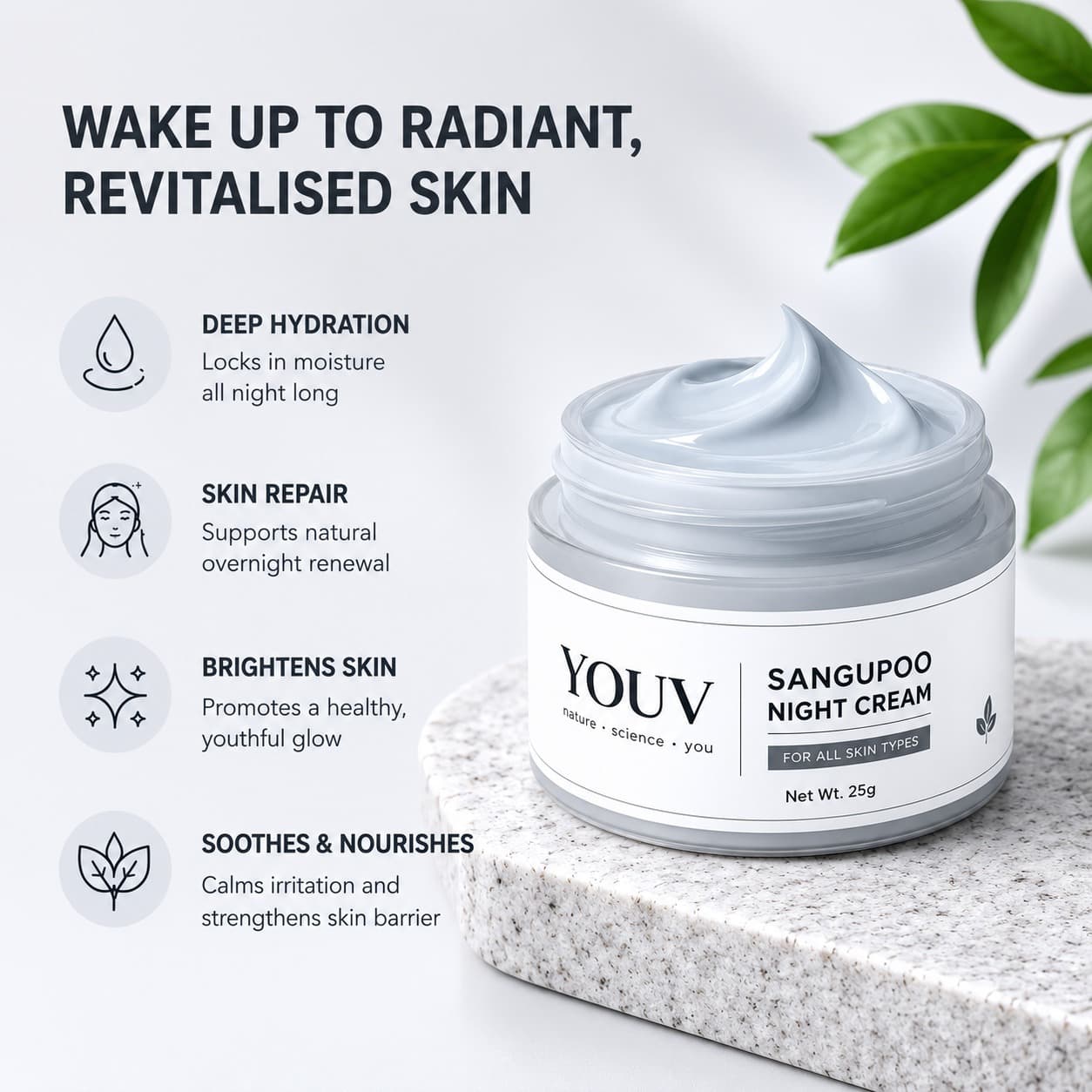 YOUV SANGUPOO NIGHT CREAM - Image 5